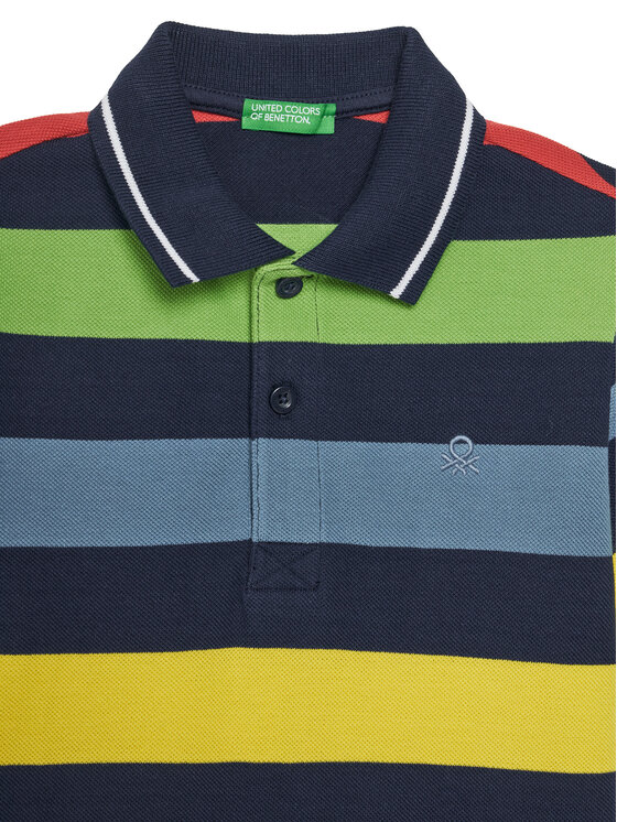 United Colors Of Benetton United Colors Of Benetton Polo särk 39QAC301T Värviline Regular Fit