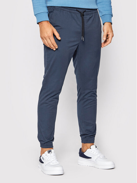 Pantaloni di tessuto Gordon 12183482 Blu scuro