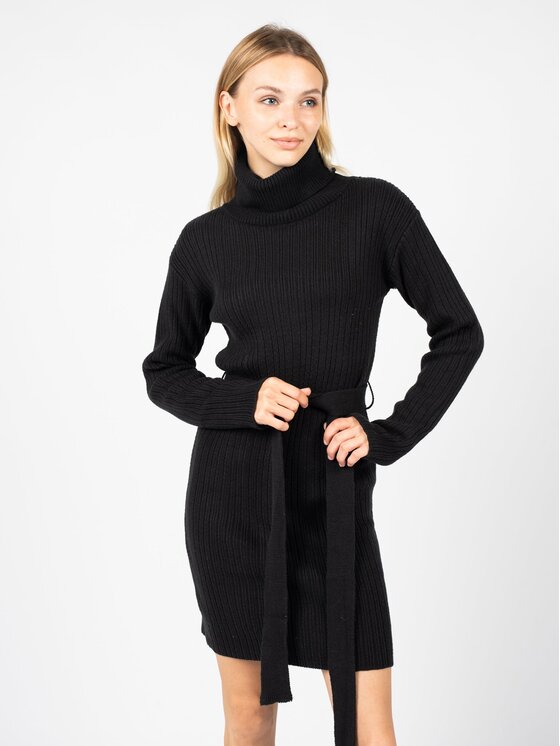 Silvian Heach Silvian Heach Každodenní šaty CVA22072VE Černá Slim Fit