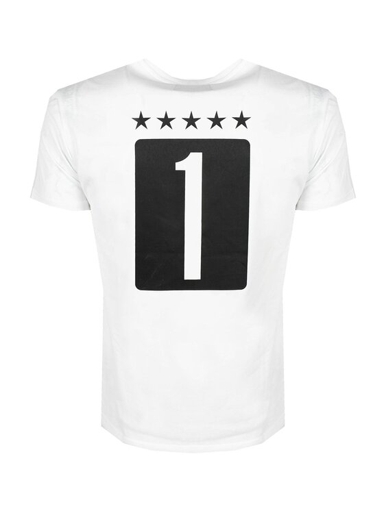 Les Hommes Les Hommes T-shirt LF224302-0700-1009 | Grafic Print Bianco Regular Fit