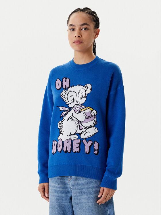 HUGO HUGO Sweater Seted 50543019 Kék Regular Fit