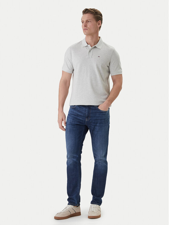 Tommy Jeans Tommy Jeans Polokošeľa DM0DM22711 Sivá Regular Fit