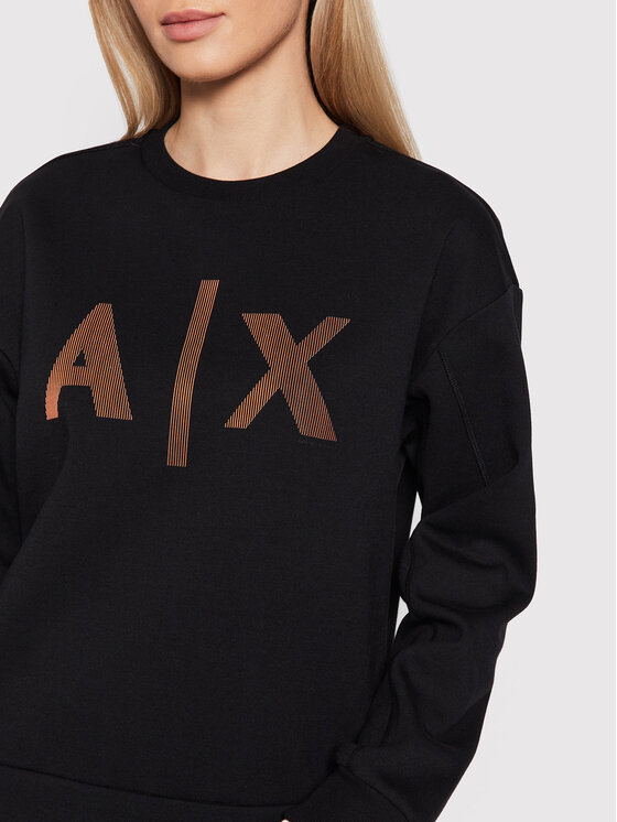 Armani Exchange Armani Exchange Bluza 3LYM79 YJ9UZ 1200 Czarny Regular Fit