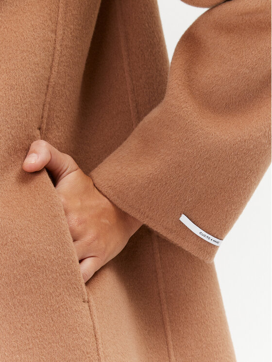 Marella Marella Volneni plašč Betel 2330161138200 Rjava Regular Fit