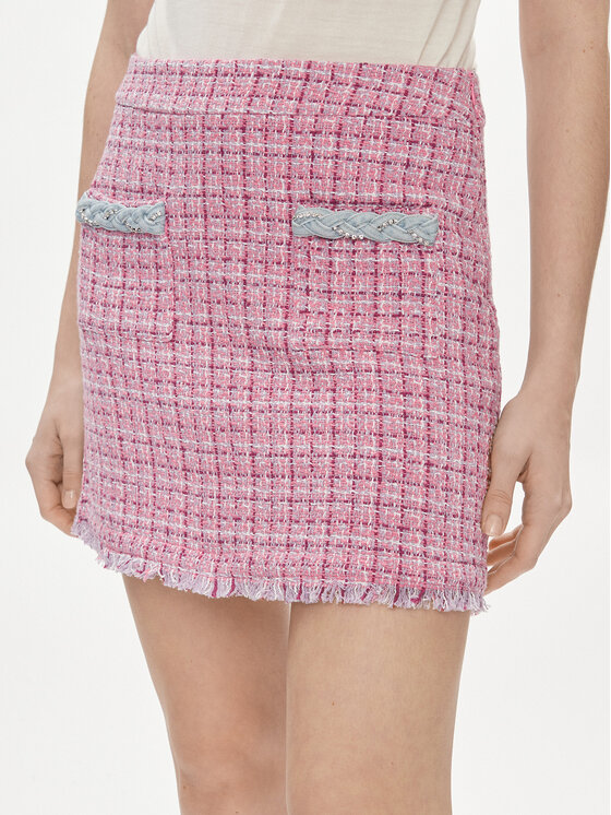 Liu Jo Liu Jo Mini sukně MA4183 T4440 Růžová Regular Fit
