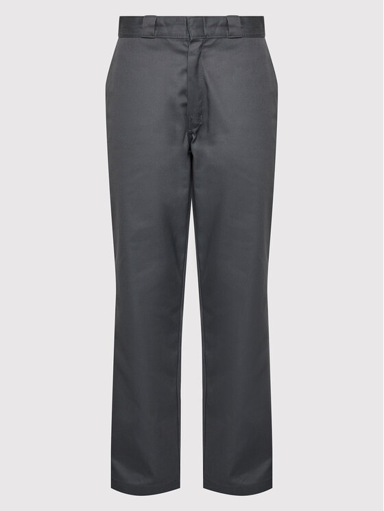 Dickies Dickies Pantaloni di tessuto Work DK0A4XK6CH0 Grigio Regular Fit