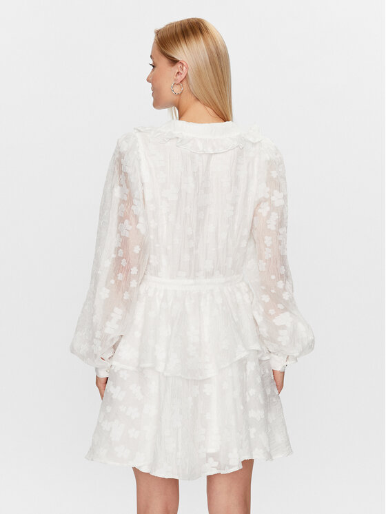 Custommade Custommade Ежедневна рокля Juma 999357472 Бял Regular Fit