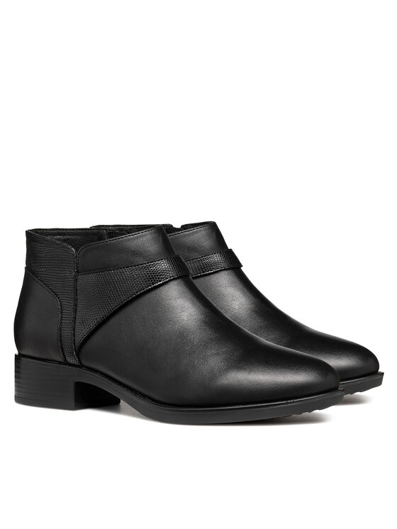 Geox Geox Botki D Felicity D46G1B 04304 C9999 Czarny