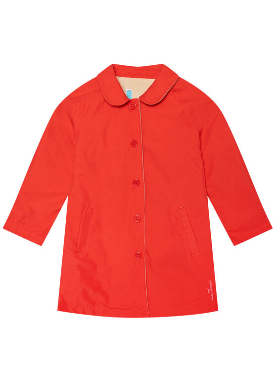 Cappotto di transizione W16126 D Rosso Regular Fit...