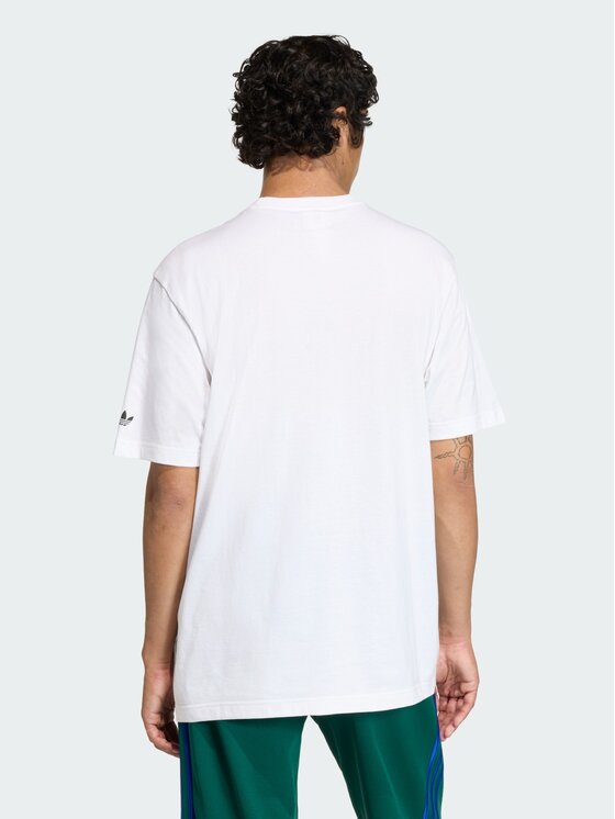 adidas adidas T-Shirt 162223 Biały Loose Fit