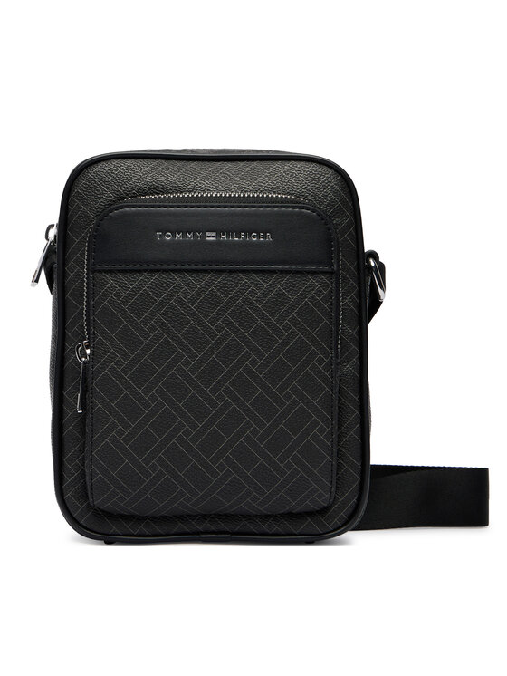 Tommy Hilfiger Tommy Hilfiger Umhängetasche Th Flag Monogram Mini Reporter AM0AM14138 Schwarz