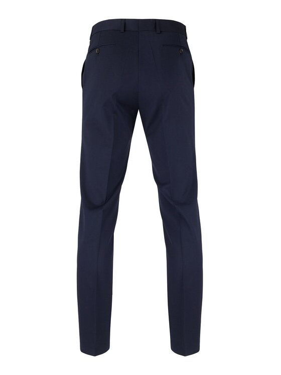 Pako Lorente Pako Lorente Spodnie garniturowe PPLM9-6G-166 Granatowy Slim Fit
