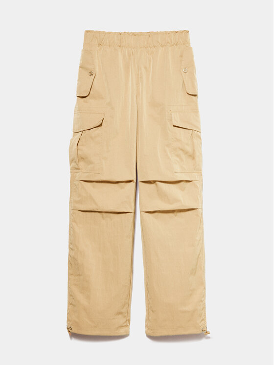 Sisley Sisley Pantaloni di tessuto 4JQJLF04R Beige Relaxed Fit
