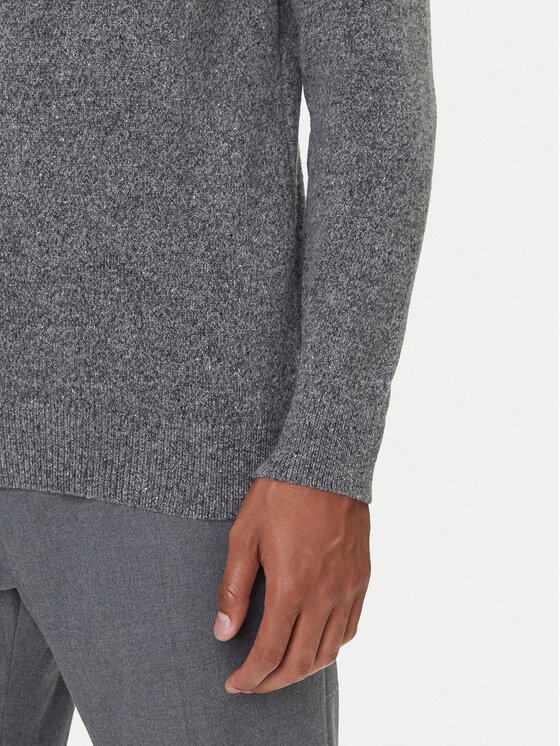 Barbour Barbour Pullover Essential Tisbury MKN0844GY12 Grau Regular Fit