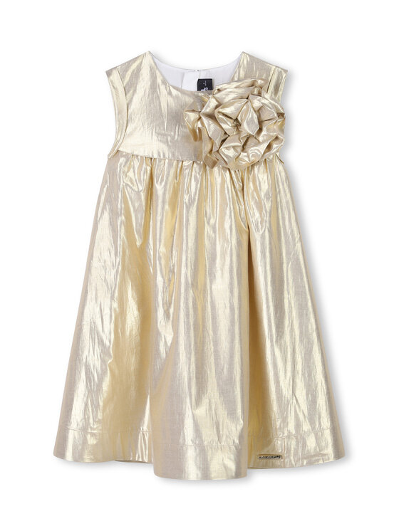 Karl Lagerfeld Kids Karl Lagerfeld Kids Elegáns ruha Z30474 D Arany Regular Fit