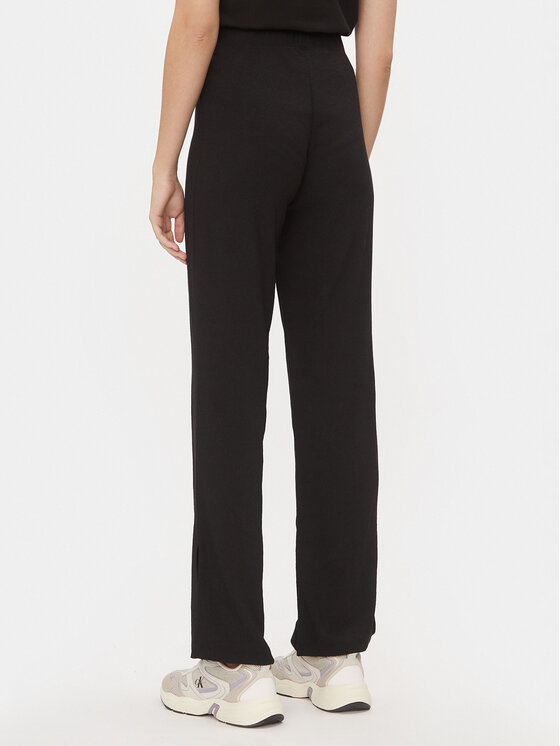 Calvin Klein Jeans Calvin Klein Jeans Spodnie dzianinowe J20J222685 Czarny Straight Fit