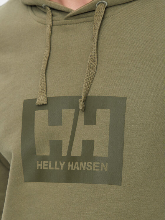 Helly Hansen Helly Hansen Džemperis ar kapuci Hh Box Hoodie 53289 Zaļš Regular Fit