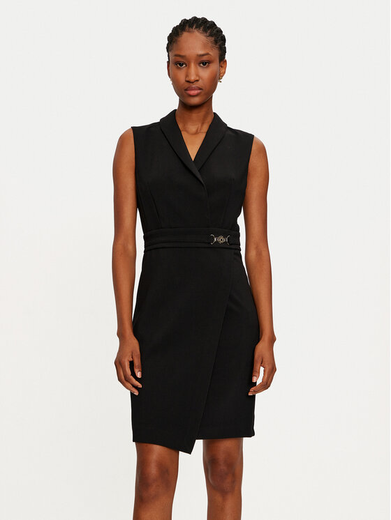 Rinascimento Rinascimento Kokteilinė suknelė 1000769140961 Juoda Regular Fit