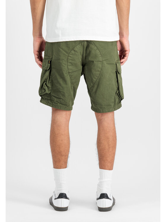 Alpha Industries Alpha Industries Šortky Canvas Cargo Short Zelená Loose Fit