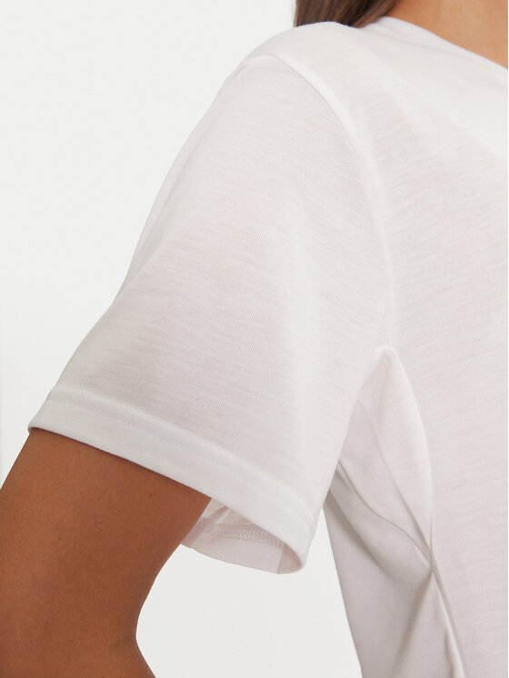 adidas adidas Technisches T-Shirt Train Essentials Big Logo JG8615 Weiß Regular Fit