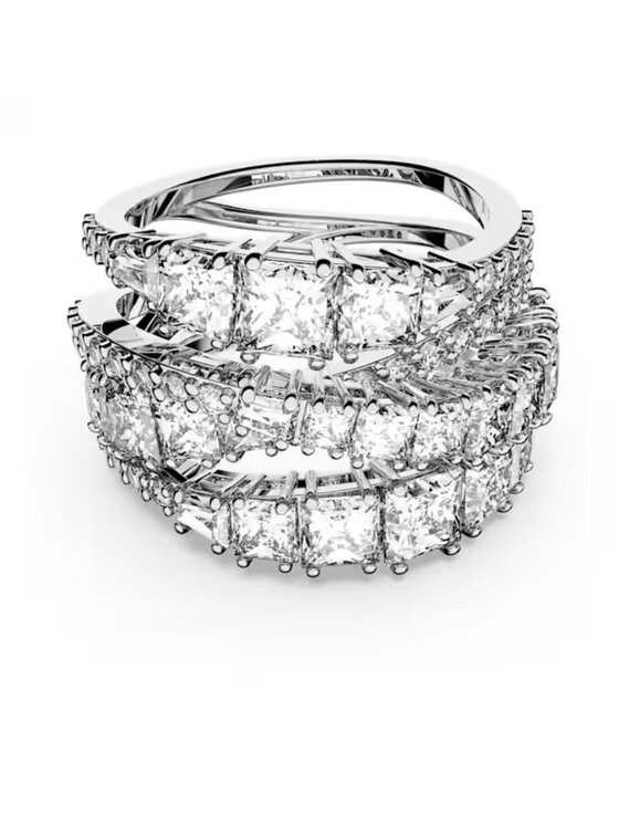 Swarovski Swarovski Pierścionek Twist Wrap 5584656 Srebrny