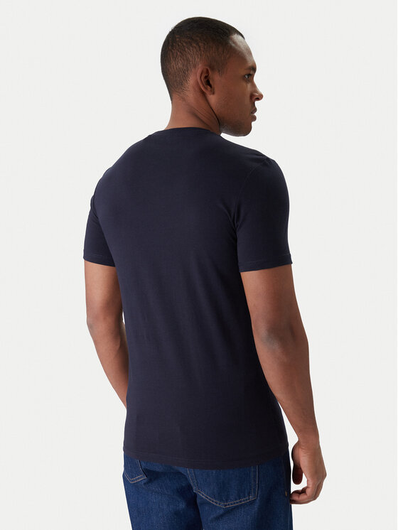 Guess Guess T-Shirt M2YI72 I3Z14 Granatowy Slim Fit
