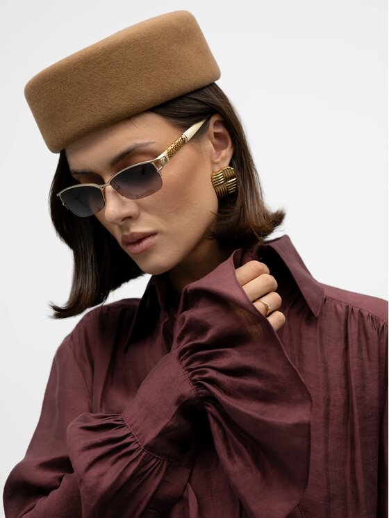 MANDRAGORA MANDRAGORA Camicia Carmen Bordeaux Standard Fit