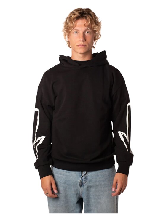 DISCLAIMER DISCLAIMER Felpa 24ids54541 Nero Regular Fit