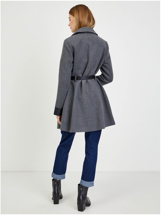 Orsay Orsay Płaszcz 830278-635000__38 Szary Regular Fit