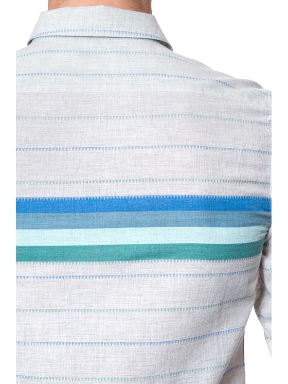 Wrangler Wrangler Koszula LS 1 PKT SHIRT Biały Slim Fit