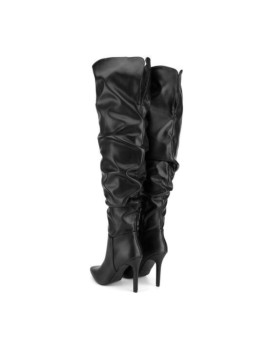 DeeZee DeeZee Overknees HY197-12 Schwarz