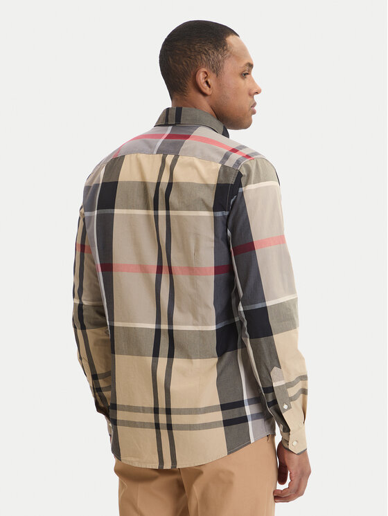 Barbour Barbour Camicia Harris MSH5071TN31 Beige Tailored Fit