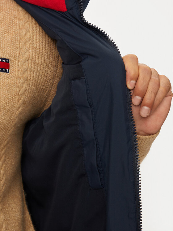 Tommy Jeans Tommy Jeans Prsluk Essential DM0DM20465 Tamnoplava Regular Fit