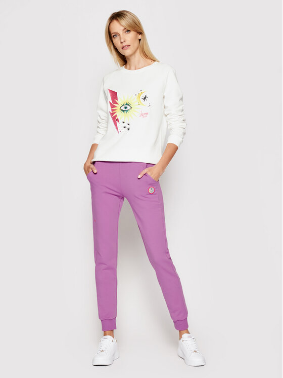 Pantaloni da tuta D-Vano Viola Regular Fit