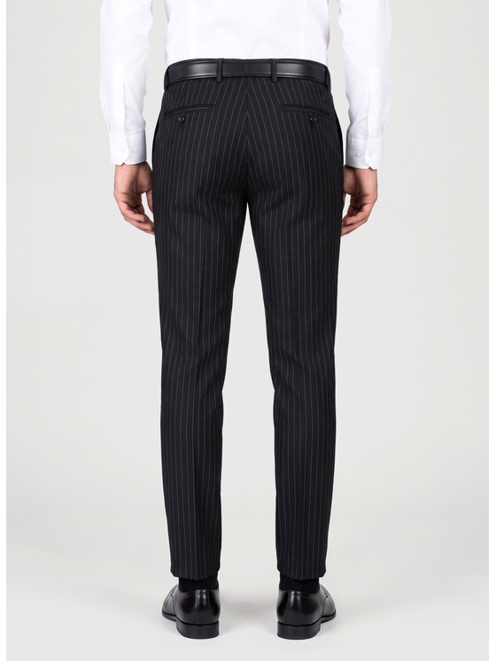 Pako Lorente Pako Lorente Spodnie garniturowe P26WF-6G-011 Czarny Slim Fit