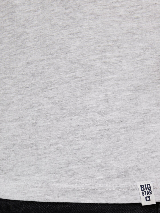 BIG STAR BIG STAR T-Shirt BASIC Szary Basic Fit