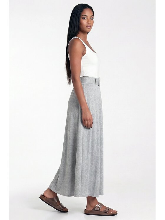 FIGL FIGL Φούστα maxi M1318 Γκρι A-Line Fit