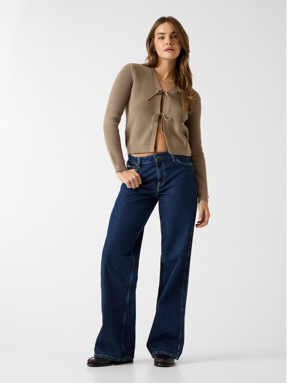 Guess Guess Kardigan 183279 Hnědá Classic Fit
