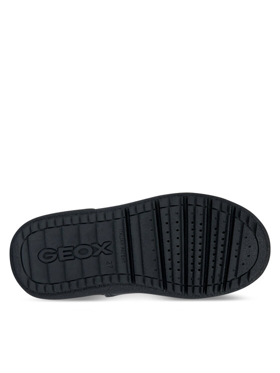 Geox Geox Ботуши J Theleven Boy J36LDB 00043 C9999 S Черен