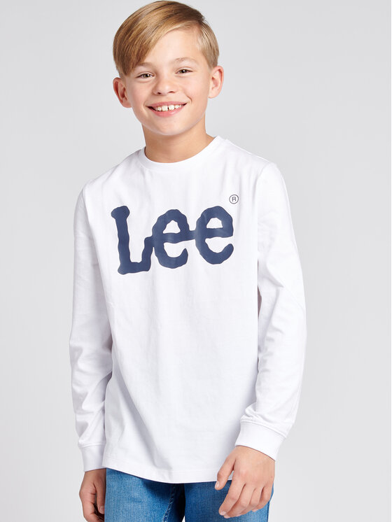 Lee Bluză LEE0004 Alb Regular Fit
