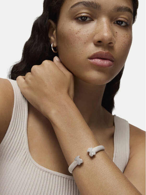TOUS TOUS Käevõru Mesh 1003962070 Hõbedane