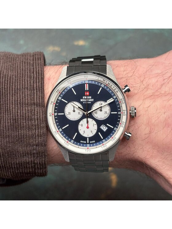 Swiss Military by Chrono Swiss Military by Chrono Hodinky SM34081.03 Stříbrná