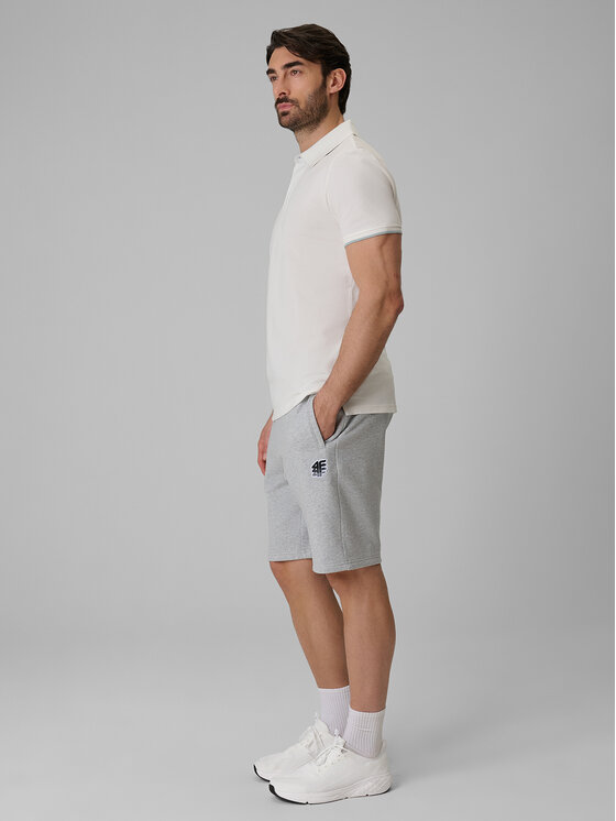 4F 4F Szorty sportowe PLAYER Szary jasny Regular Fit
