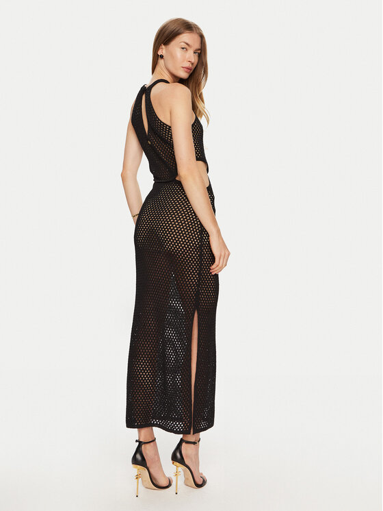 TWINSET TWINSET Letné šaty 241TT3080 Čierna Regular Fit