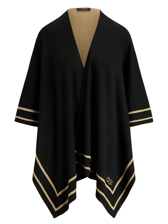 LAUREN RALPH LAUREN LAUREN RALPH LAUREN Πόντσο 454P23616001 Μαύρο Relaxed Fit
