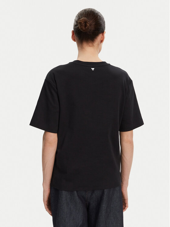 Max Mara Max Mara T-Shirt 2515941042650 Czarny Regular Fit