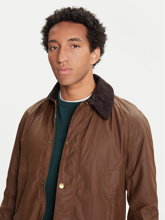 Barbour Barbour Kurtka przejściowa Ashby MWX0339BR31 Brązowy Regular Fit