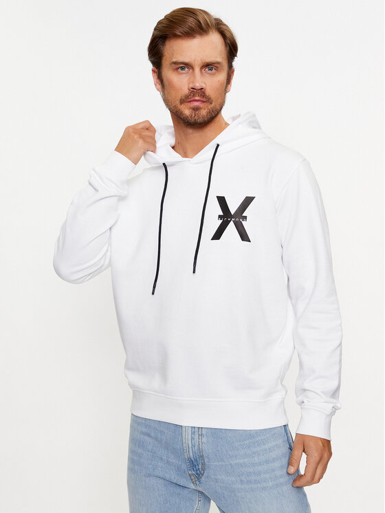 Richmond X Richmond X Mikina UMA23176FE Bílá Relaxed Fit