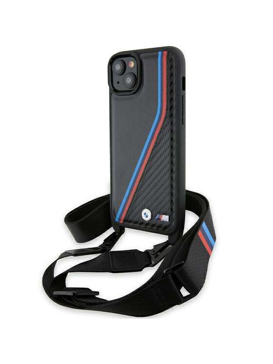 Etui na telefon BMW Motorsport, Czarne, Apple iPhone 15 Plus