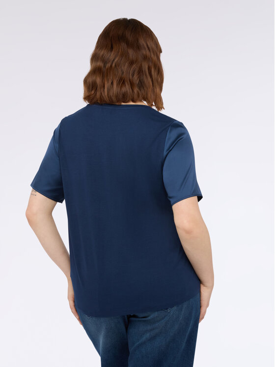 Fiorella Rubino Fiorella Rubino T-shirt G03GL008877N034 Blu Regular Fit